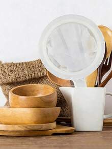 1/3 piezas Filtro multifunción - Filtro de malla fina de nailon, adecuado para leche de soja, café, jugo, artículos esenciales de cocina, juego de coladores de cocina con malla fina, herramienta esencial de cocina para hornear y preparar comidas, idea de regalo de cocina para Navidad - Ver 6