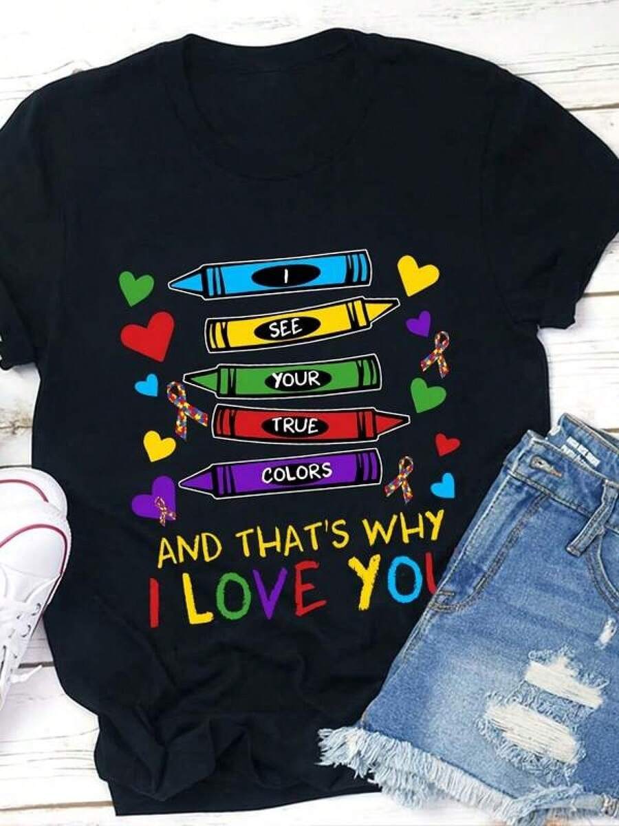 Women T-Shirts - Black - View 1