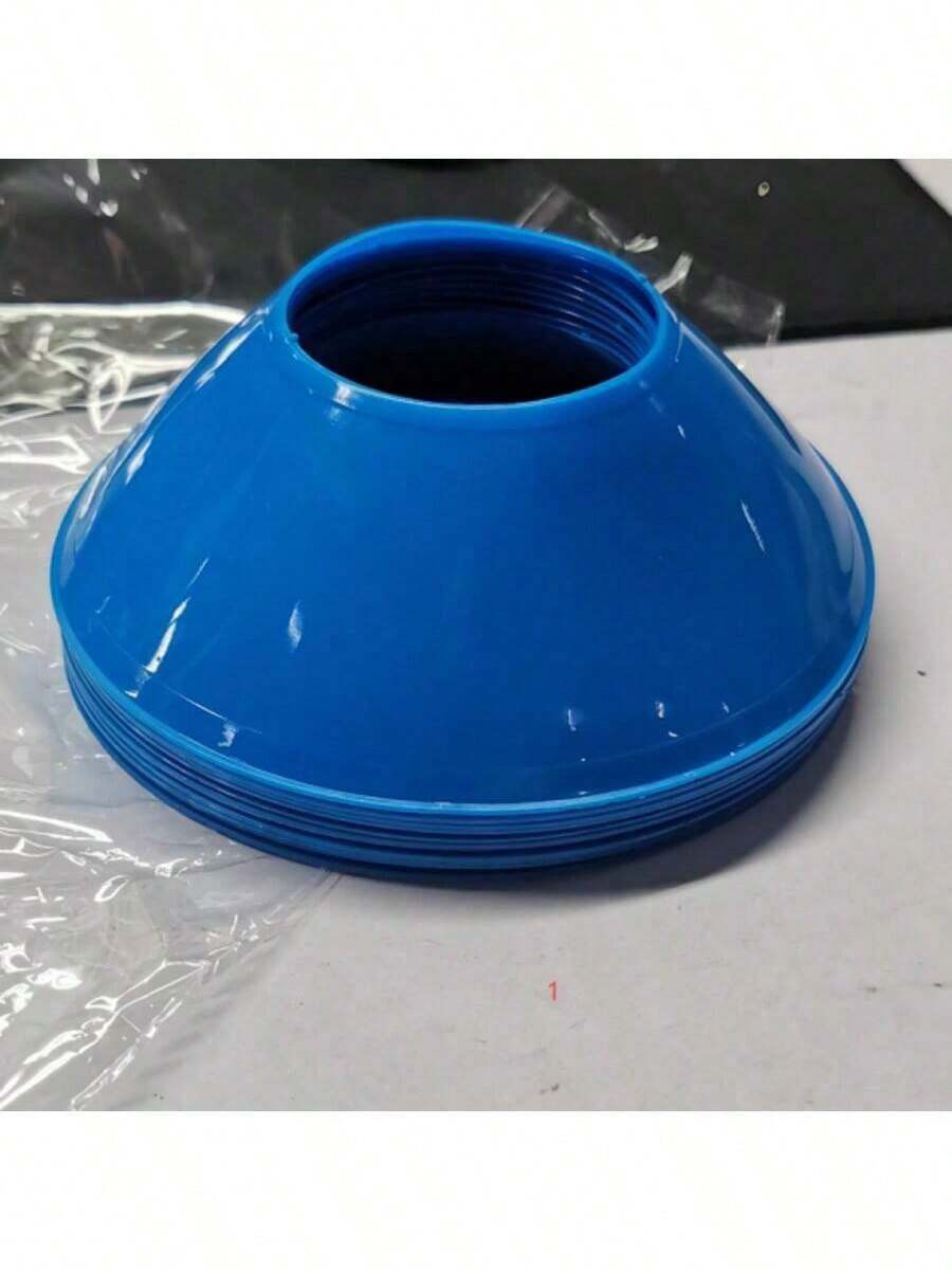 10pcs/Set Soccer Cone Markers, 5 Colors Agility Training Cones, Suitable For Football, Basketball, Sports Field Marking, Indoor And Outdoor Training - Random Style - Multicolor - View 1