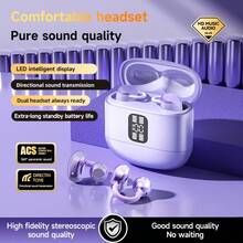 New Senyang New Design UV Material True Wireless In-Ear And Clip-On TWS Couples Fasion Bluetooth Daul Headset Mini HIFI Bass Stereo ENC HD Calling Earphones For Android For Iphone Cellphone Sports Earpieces Smart Headphone For Halloween's Day Gift - View 7