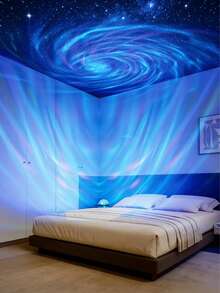 Galaxy & Starry Sky LED Projector Lamp - Rotating Galaxy & Nebula Projection Light, 7-Color Gradient Ambient Lamp, Suitable For Bedroom, Party And Gaming Room - Xingxuan - View 8