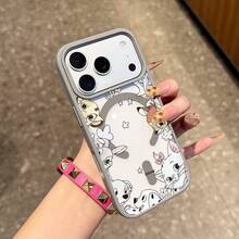 Disney Phone Case - Cute Winnie The Pooh & Honey Cartoon Design With MagSafe Magnetic Compatibility. Compatible Models: For IPhone17, 17 Air, 16 Pro Max, 17 Pro, 16 Plus, 15 Pro Max, 17 Pro Max, 16 Pro, 15 Plus, 14 Pro, 13 Pro Max, 14 Plus, 14 Pro Max, 12 Pro, 13 Pro. Acrylic, Shockproof Protective Case. - Grey - View 3