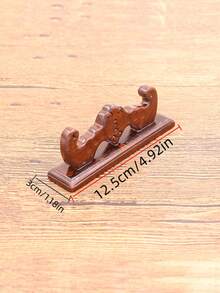 1 chiếc hộp đựng bút thư pháp bằng gỗ keo đen hình núi năm ngón - Tạo không gian trang nhã, tiện dụng để bàn, phù hợp cho nghệ sĩ và người viết thư pháp, dụng cụ thư pháp, văn phòng phẩm, trang trí. Hộp đựng bút bằng gỗ dùng cho thư pháp, hội họa và làm móng. - giá đỡ bút - Xem 4
