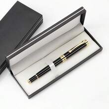新款奢华金属商务办公笔 黑色金属走珠笔 签名金属笔 商务礼品 返校季 - 626#套裝 - 查看 9