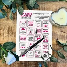 Hen Party Hunting Game - Selfie Bingo, Hen Night Party Game, Man Hunting Challenge - Hen Party - View 5