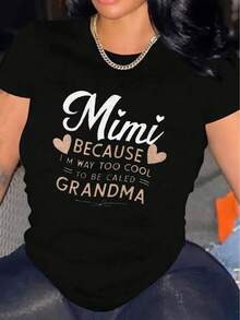 1 camiseta casual de manga corta para mujer, 100% algodón grueso - cuello redondo cómodo, camiseta suave y bonita, 180g 100% algodón. - Negro - Ver 12
