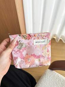 MEYOU FAIRY AGG 女款清新風格小化妝包，內層收納袋，便攜旅行盥洗包，手提包，多功能護膚品收納袋，女用衛生棉收納袋，送給媽媽或女友的禮物，學生筆袋 - 彩色 - 查看 12