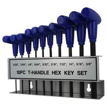 10 Piece T-Handle Hex Key Set (Imperial) In Stand - B - View 4