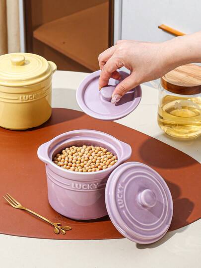 1 chiếc nồi gốm, chỉ dùng để nấu ăn, thích hợp cho nhà hàng, gia đình, nhà bếp, dùng làm dụng cụ nấu nướng, dụng cụ làm bánh, nồi hầm, nồi súp, khay, bát salad, đĩa trái cây, bánh mì, gà tây, phô mai, pizza, ngoài trời, đám cưới, tiệc tùng, quà tặng, sinh nhật.