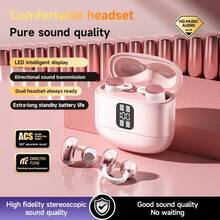 New Senyang New Design UV Material True Wireless In-Ear And Clip-On TWS Couples Fasion Bluetooth Daul Headset Mini HIFI Bass Stereo ENC HD Calling Earphones For Android For Iphone Cellphone Sports Earpieces Smart Headphone For Halloween's Day Gift - View 9