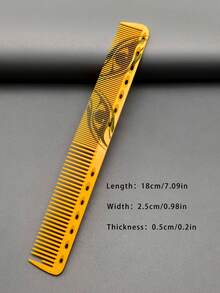 短髮理髮梳 1件裝 適合男士/女士 精準修剪、造型、理容 18CM 耐熱耐用硬化梳 小型理髮梳 專業沙龍理髮店髮型師居家旅行造型必備髮梳 - 彩色 - 查看 36