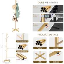 Coat Rack - Dorado - Görünüm 1