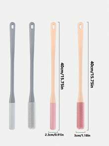 2pcs Toe Gap Cleaning Soft Bristle Foot Brush, Removes Dead Skin And Light Calluses, Foot Exfoliator, Essential For Foot Care, Handheld Foot Washer, Compact & Portable, Durable Bristles, Hygienic Material, Wound Healing Remover, Essential For Beauty Enthusiasts, Personal Care Necessity - View 13