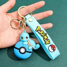 Hasbro 1pc Pokeball Keychain Set, Eevee Plush Keychain, Anime Collectible Keychain Suitable For Bags, Backpacks, Gifts - Multicolor - View 18