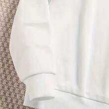 SUDADERA DE CABALLERO CUELLO REDONDO MANGA LARGA AFELPADA PARA FRIO CON DISEÑO DE CAPIBARA MOCHILA - Blanco - Ver 4