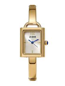 1pc Women's Elegant Retro Square Quartz Bracelet Watch, Quality Alloy Case, Minimalist Luxury, Suitable For Commuting, Office Attire, Perfectly Matches Modern Casual Outfits, Ideal For Outings, Work, Parties, Weddings, And A Perfect Gift For Wife, Sister, Girlfriend, Family And Friends On Birthdays, Anniversaries And Other Special Occasions, Exquisite Watch Accessory - White - View 8