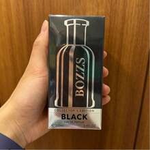 100ml perfume hombre  atalcado fresco terroso ozónico amaderado cítrico ahumado BOZZS - Negro - Ver 3