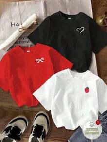 Single Garment, Not A 3-Piece Set. 1 Piece/Set Of Short-Sleeved T-Shirts Suitable For Streetwear, Daily Outings, Camping, Concerts, Hip-Hop, Rock, And Rap Events. Women's American Retro Style Short-Sleeved T-Shirts, Y2K/Crop Top Oversized Round Neck With City Name Prints, Soft To The Touch, Comfortable And Versatile. Choose 1 Of 3 Models. Suitable For Holy Week And Easter. Viva Mexico! - 白色 - 查看 7