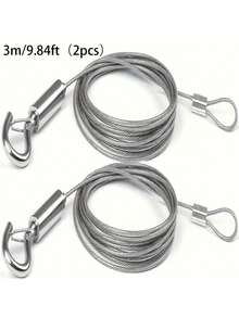 Adjustable Metal Buckle Rope, Durable Anti-Rust Multipurpose Hanging Cord, Clothesline, Suitable For Curtains, Photo Frames, Outdoor Use, Crafts, Professional Design, With Metal Buckle - A - View 11