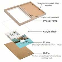 2/3/4-Fold Collapsible Photo Frame, Displays 4x6" And 5x7" Photos, Versatile Gift For Mother's Day, Weddings, Family Memories - Space-Saving Home Decor, Pet Photo Display, Office Desk Organizer, Photo Wall Starter Kit, Anniversary Keepsake - Multicolor - View 8