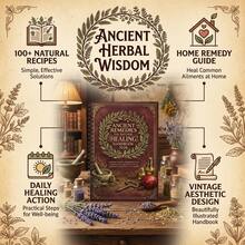 Ancient Remedies 2026 Natural Wellness Handbook, Traditional Lifestyle Guide, Holistic Living & Natural Wisdom Book, Vintage Style Self-Care Journal For Daily Life - One Copy Of the Natural Health Handbook - View 2