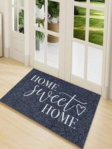 1 Welcome Doormat, Doorstep Mat, Machine Washable, Made Of Crystal Velvet Material, Machine Washable, Suitable For Home, Kitchen, Living Room, Bedroom Decoration Mats - A - View 4