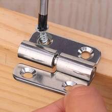 Detachable Hinge Slip Joint Stainless Steel Removable Swing Hinge Universal Door Connector Heavy-duty Drawer Cabinet Fit Hinge - 2,5 pulgadas - Juego de 10 - Ver 4