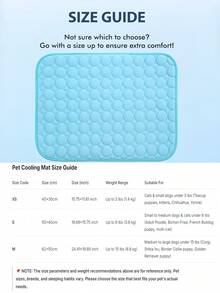 Pet Cooling Mat, Suitable For Dogs And Cats, Made Of Breathable And Washable Polyester Filling, Double-Sided, Cooling Surface, Applicable For Cages, Car Seats, Non-Automatic Cooling Device - Multicolor - View 3