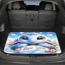 1 Piece Cartoon Stitch Pattern SUV Trunk Mat - Cute Design, Easy To Clean, Protects The Interior, Stylish And Durable, Suitable For Home Use - 1* - View 5