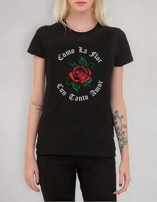 Texmex Pop Mod E Ladies T-Shirt - Black - View 1