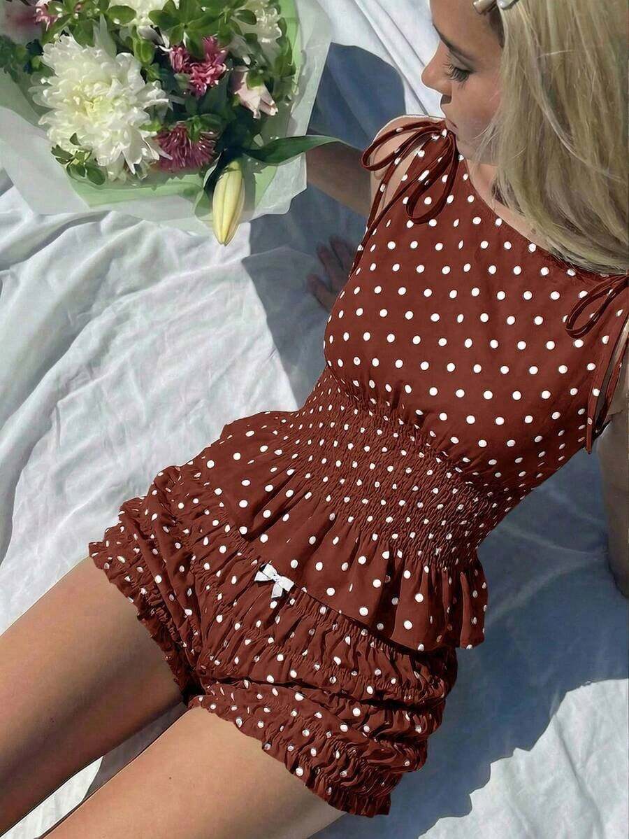 Women Tank Tops & Camis - Brown - View 1