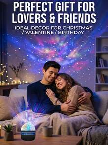 1pc Dynamic Wave Projection Lamp With Remote Control - Colorful Atmosphere Light For Room, Study, Living Room, KTV, Music Room USB Interface, RGB Lighting Effect, Multi-Color Mode, Romantic Gift Idea For Valentine's Day And Holidays, Study Lamp | Vivid Room Accent | Colorful Lighting Effect - Water Ripple Color Ambient Light - View 3