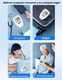 5 In 1 Health Kit: Glucometer + 50 Strips + 50 Lancets + Oximeter - ALPS-GRAY - View 6