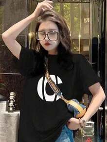 Women T-Shirts - Black - View 6
