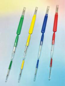 3pcs Seam Ripper Set, Suitable For Multiple Scenarios, Comes With Transparent Protective Cover, Prevent Blade From Scratching Hands When Not In Use, Applicable For Clothing Repair, Button Holes, Embroidery And DIY - Thread Remover - View 3