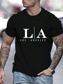 100% algodón puro, transpirable y agradable para la piel. Diseño clásico de cuello redondo, corte ajustado y adecuado para todo tipo de cuerpos. Estampado de moda con estilo minimalista y de alta calidad. Diseño unisex perfecto para conjuntos de pareja, ideal para el transporte diario, citas, ocio y ropa urbana - versátil y atemporal. - Negro - Ver 7
