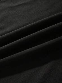 Camiseta Casual de Manga Corta para Mujer con Estampado de Letras "AMOUR" y Diseño de Cerezas - Top de Verano Negro con Cuello Redondo, Corte Regular, Ligera y Transpirable para Atuendos Casuales, Camisetas para Mujer Y2k Camiseta Camisa De - Negro - Ver 5