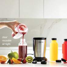 1pc/4pcs/10pcs -120ML/ 250ML/450ML-Leak-Proof Clear Plastic Juice Bottles - Perfect For Smoothies,Milk & Homemade Beverages - Juicing Containers - Clear - View 5