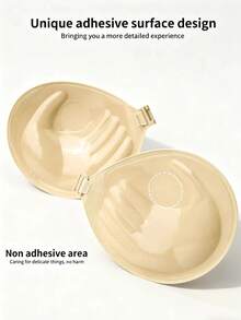 1/2 Pcs Invisible Lift Bra, Small Size Adhesive Lift Bra For Women, Reusable 3-4 Times - Multicolor - View 3