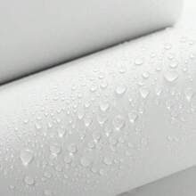 纯色壁纸,哑光白,17.7英寸 x 39.3英寸/118.1英寸/196.8英寸,适用于客厅、卧室、全屋,简约素面纹理,1卷 - 白色 - 查看 5