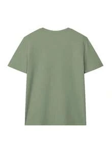 Y2K style,Fashionable styel,2026 newest,cute style,Causal style.Camiseta suelta de verano para mujer con estampado de letras, casual y versátil para uso diario.Camiseta estampada, vacaciones 180g (S-XXXL) - Verde - Ver 4