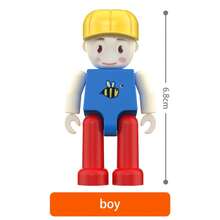 VINEDI, juego de construcción de bloques magnéticos, azulejos magnéticos, juguetes educativos Montessori para niños, regalo para niños y niñas - pared 4 piezas - Ver 5