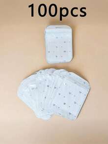 100/30/10pcs PVC Anti-Tarnish Transparent Jewelry Zipper Bags, Anti-Oxidation Small Zipper Pouches For Earrings, Necklaces And Jewelry - Multicolor - View 19