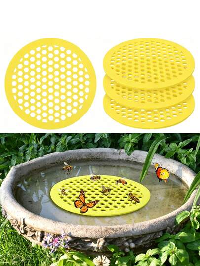 Bát đựng thức ăn cho ong nổi trên mặt nước bằng xốp EVA 7,87 inch, trang trí sân vườn ngoài trời, trạm uống nước cho bướm và ong.