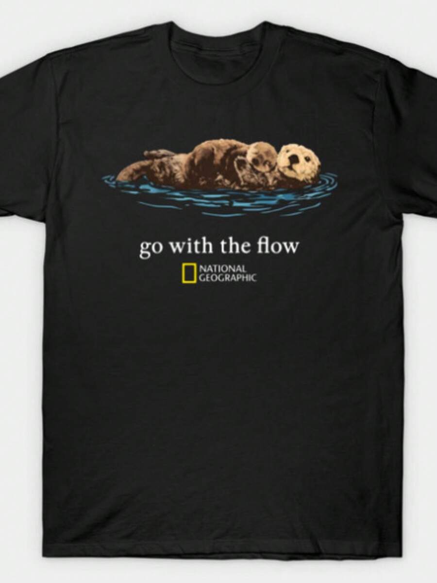 T-Shirt National Geographic So Fly Graphic Tee Unisex T-Shirt Funny Cool Vintage Gift Summer Tops For Women - màu đen - Xem 1