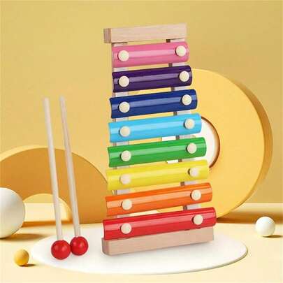 Octave Hand Wooden Xylophone, Ideal Percussion Instrument And Gift