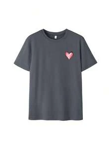 Camiseta Ligera de Verano con Estampado de Letras y Cruz Dibujadas a Mano, Camiseta Religiosa Cristiana con la Frase "Dios Siempre Es Bueno", Ropa de Fe Casual de Manga Corta y Cuello Redondo, Blanca - Gris Oscuro - Ver 4