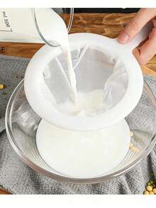 1/3 piezas Filtro multifunción - Filtro de malla fina de nailon, adecuado para leche de soja, café, jugo, artículos esenciales de cocina, juego de coladores de cocina con malla fina, herramienta esencial de cocina para hornear y preparar comidas, idea de regalo de cocina para Navidad - Ver 7