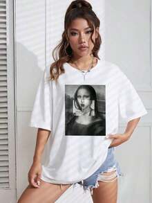 Women T-Shirts - White - View 5