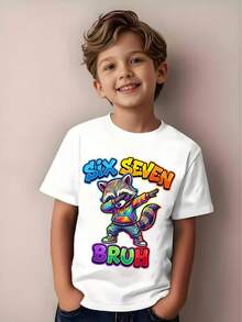 Mexican Salamander T-Shirt 67, Children's Clothing For Boys 67, Funny Mexican Salamander Themed T-Shirt 67, Mexican Salamander Enthusiast T-Shirt Suitable For Children, T-Shirt For Older Children And Teenagers, Sizes 120-160. - 黑色 - 查看 6